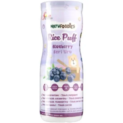 Natufoodies Rice Puff BLUEBERRY