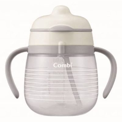 Combi LakuMug First Straw 240ml WHITE