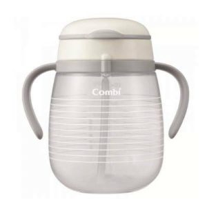 Combi LakuMug First Straw 340ml WHITE