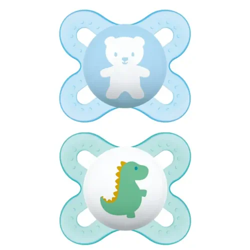 MAM Pacifier Start Extra Tiny 0-2M BEAR & DINOSAUR