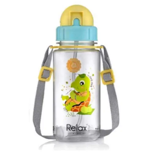 Relax Kids Tritan Straw Bottle 400ml D7640 TERRAPIN