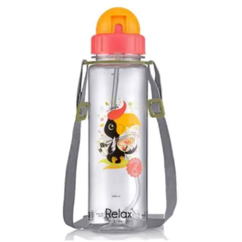 Relax Kids Tritan Straw Bottle 500ml D7655 HORNBILL