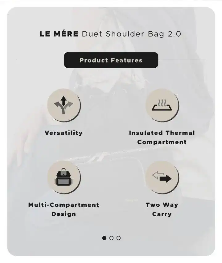 Shapee Le Mere Duet Shoulder Bag 2 PRODUCT FEATURE