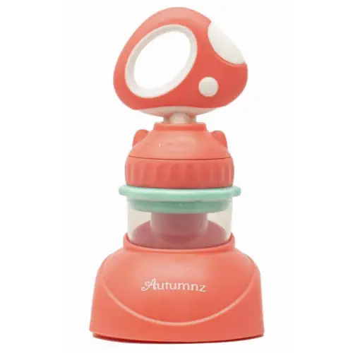 Autumnz Twistable Baby Food Feeder With Holder MUSHROOM ORANGE