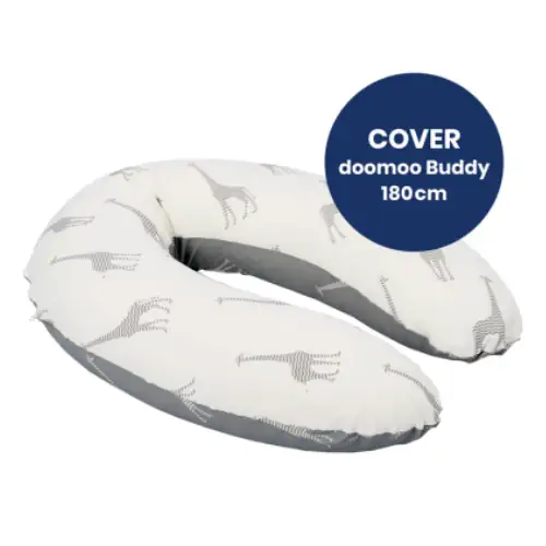 Doomoo Buddy Cover GIRAFFE GREY