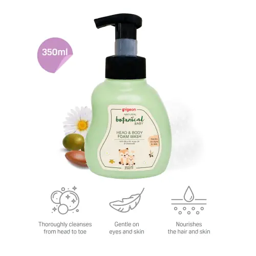 Pigeon Baby Head & Body Foam Wash