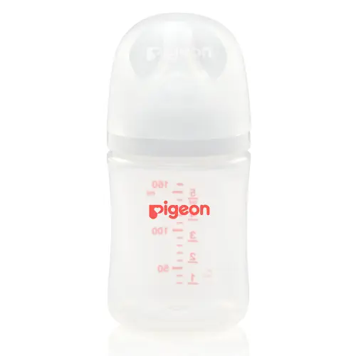 Pigeon SofTouch Wide-Neck PP Feeding Bottle 160ml Single PLAIN