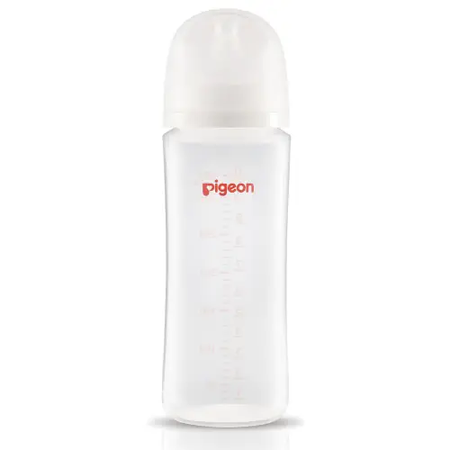 Pigeon SofTouch Wide-Neck PP Feeding Bottle 330ml Single PLAIN