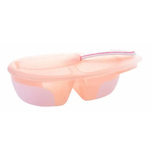 Autumnz Take ALong Divided Bowl BABY PINK