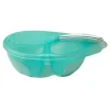 Autumnz Take ALong Divided Bowl TURQUOISE