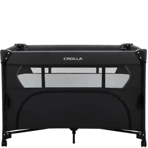 Crolla Ally Playpen Two Tone BLACK