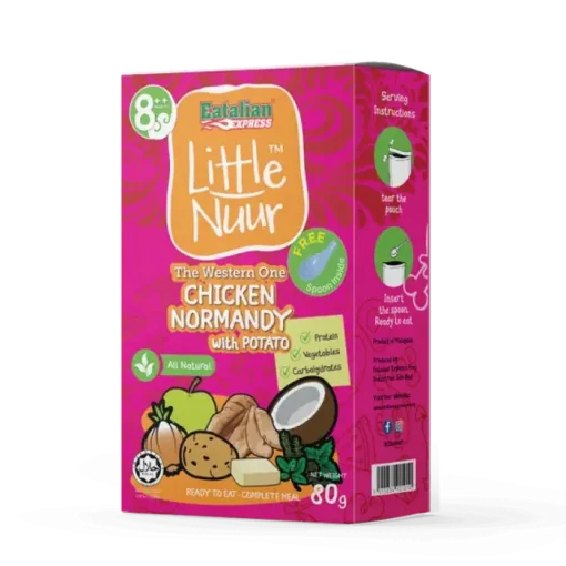 Eatalian Express Little Nuur Ready-To-Eat Baby Food CHICKEN NORMANDY WITH POTATO