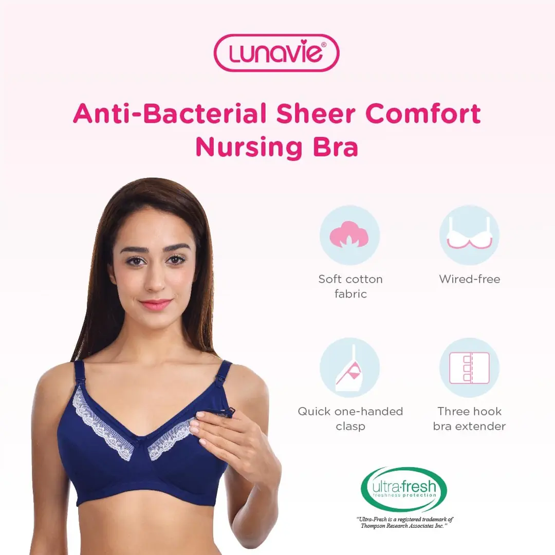 Lunavie Sheer Comfort Nursing Bra