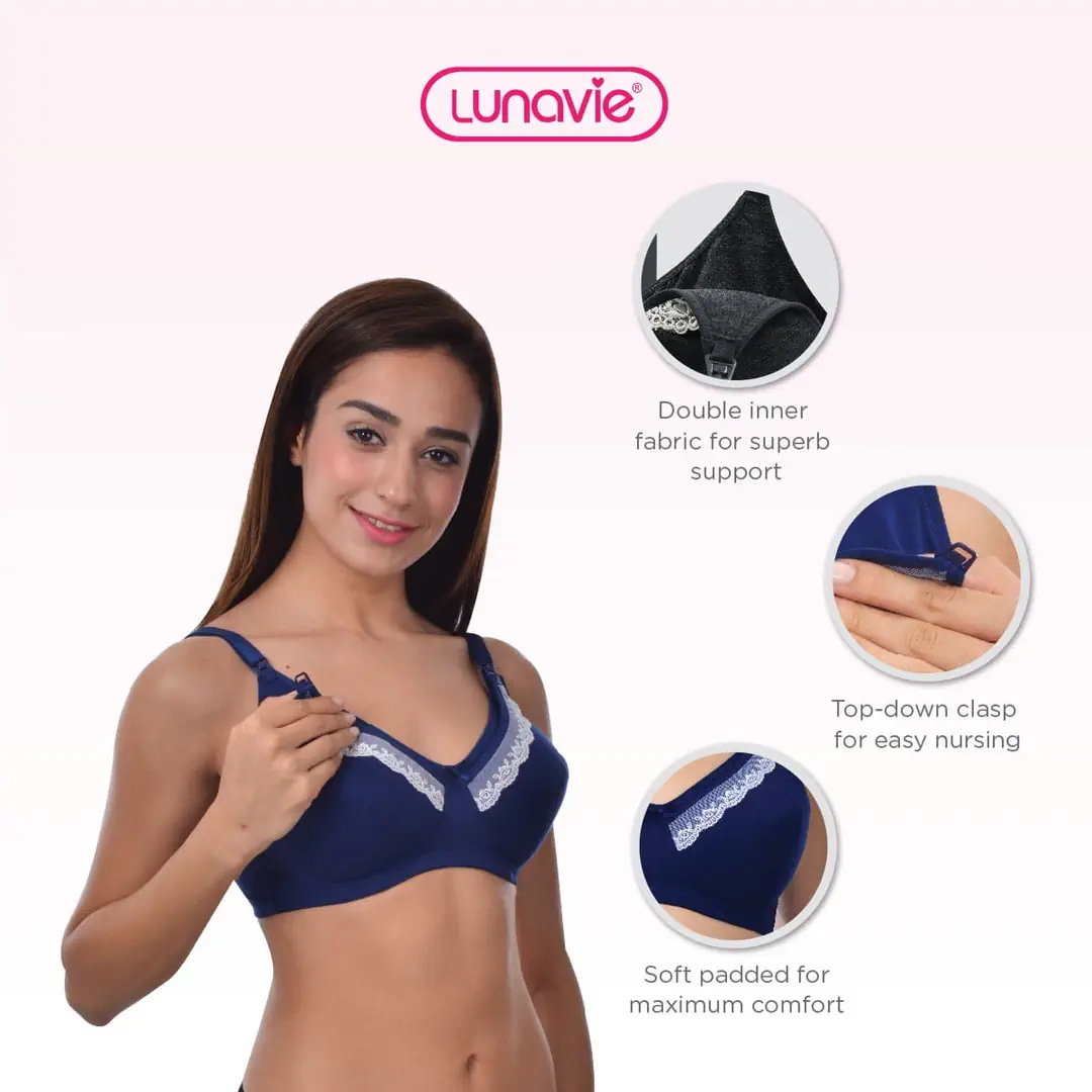 Lunavie Sheer Comfort Nursing Bra