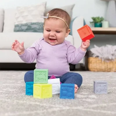 Infantino Squeeze & Stack Block Set