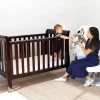 Babyhood Classic Sleigh 4-in-1 Baby Cot