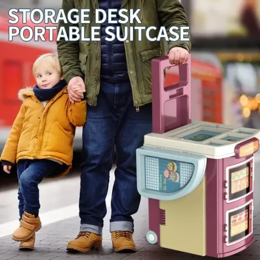 Kids Storage Desk Playset