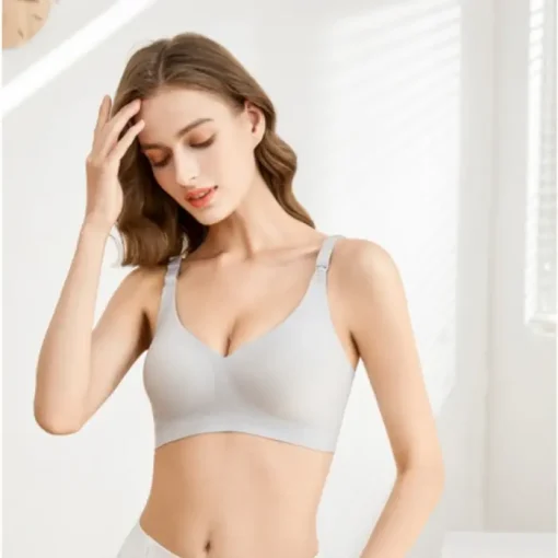 Autumnz Jessy Seamless Maternity & Nursing Bra GREY