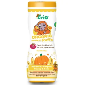 Erio Organic Multigrain Puff BANANA & PUMPKIN