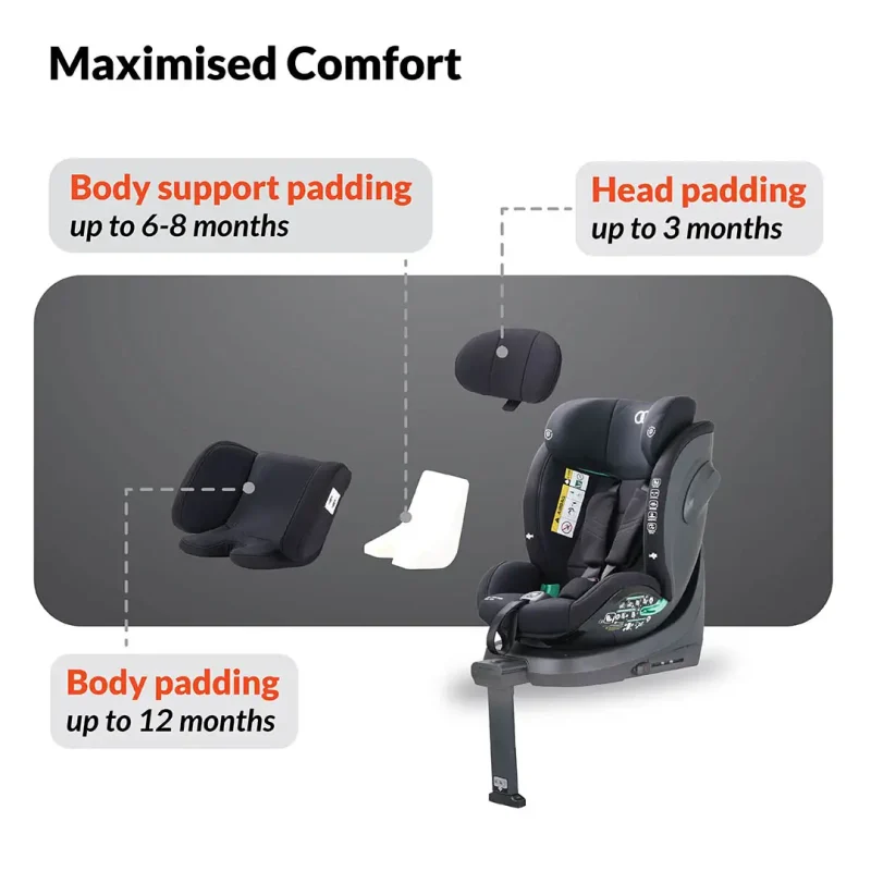 Koopers Armour R129 Isofix 360 Car Seat COMFORT