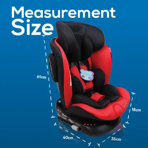 Otomo 360 Isofix Convertible Car Seat HB636 DIMENSION