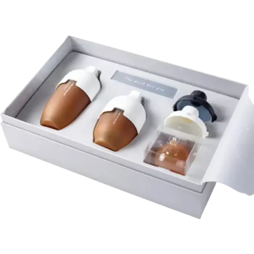 He Or She Baby Bottle Premium Gift Set WHITE