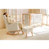 Babyhood Valencia Rocking Chair With Ottoman & Pillow