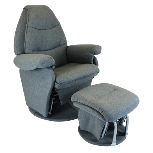 Babyhood Vogue Glider Chair CHARCOAL GREY