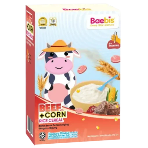 Baebis Rice Cereal BEEF & CORN