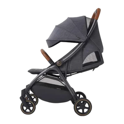 Britax Gravity II Compact Stroller SIDE RECLINE VIEW