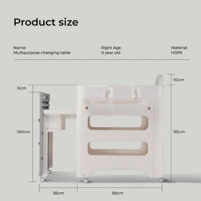 Quinton Multifunction Changing Table DIMENSION