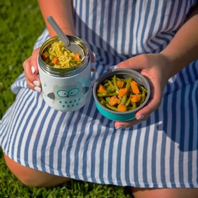 Bbluv Food Insulated Food Container With Bowl & Spoon