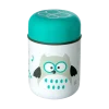 Bbluv Food Insulated Food Container With Bowl & Spoon AQUA OWL