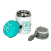 Bbluv Food Insulated Food Container With Bowl & Spoon AQUA OWL