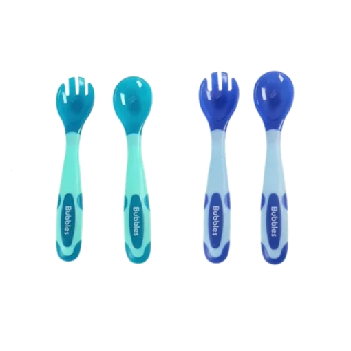 Bubbles Travel Fork & Spoon Set