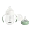 Beaba Bottle 2-in-1 Learning Bottle 210ml SAGE GREEN