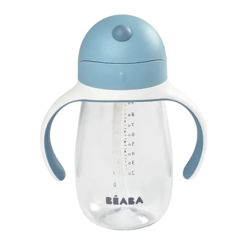 Beaba Straw Cup 10oz BLUE