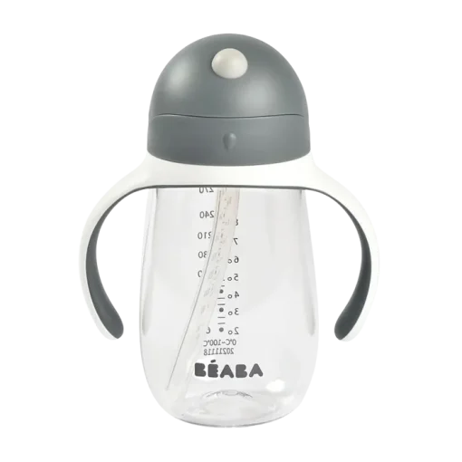 Beaba Straw Cup 10oz GREY