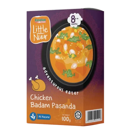 Eatalian Express Little Nuur Ready-To-Eat Baby Food CHICKEN BADAM PASANDA