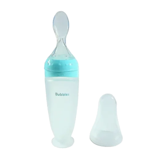 Bubbles Silicone Squeeze Feeding Spoon