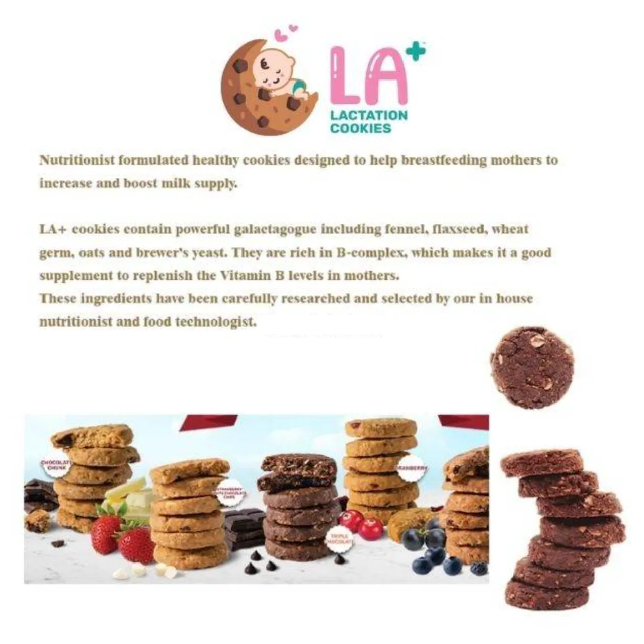 LA+ Lactation Cookies