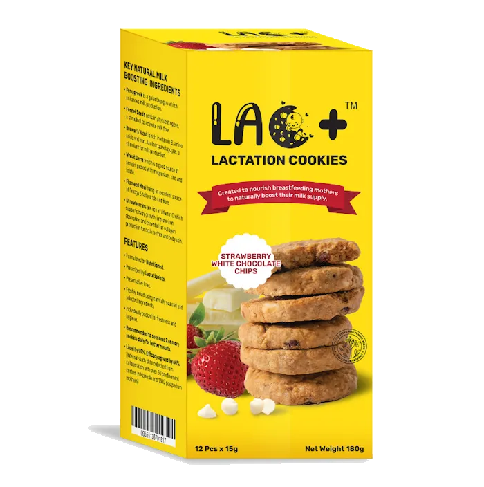 LA+ Lactation Cookies STRAWBERRY WHITE CHOCOLATE CHIPS