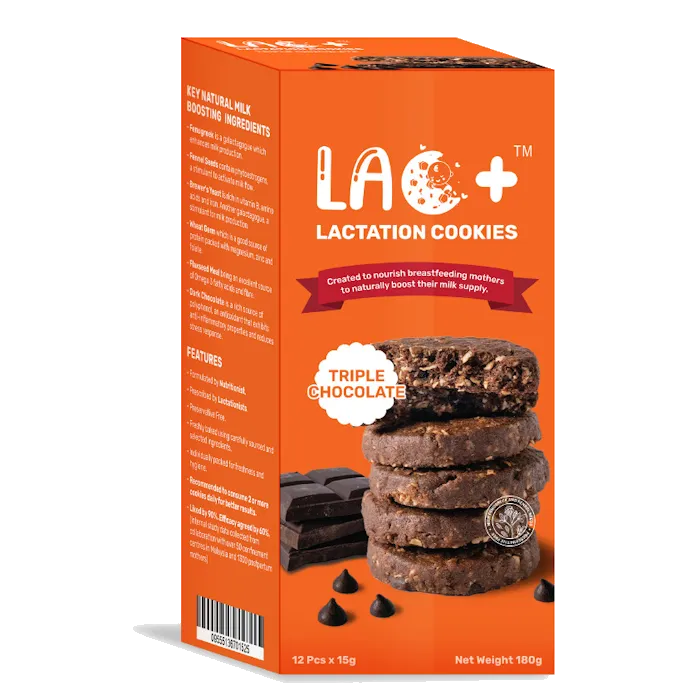 LA+ Lactation Cookies TRIPLE CHOCOLATE