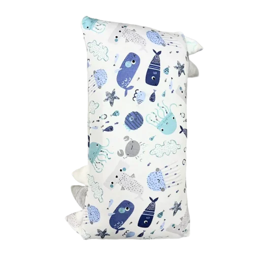 Earth Bebe Organic Bamboo Pillow UNDER THE SEA