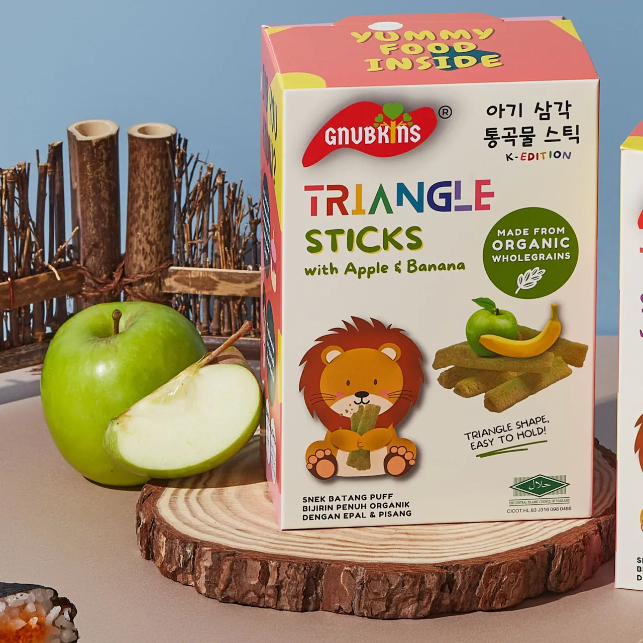 Gnubkins Organic Sticks APPLE & BANANA