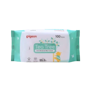 Pigeon Tea Tree Anti-Bacterial Wet Tissue 2x100s