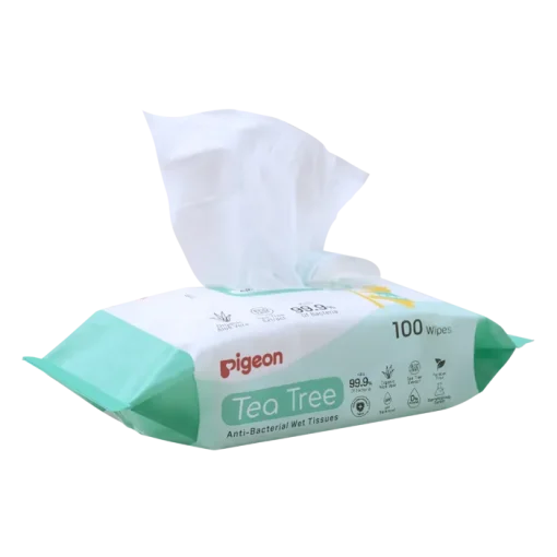 Pigeon Tea Tree Anti-Bacterial Wet Tissue 2x100s