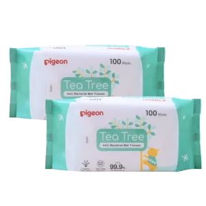 Pigeon Tea Tree Anti-Bacterial Wet Tissue 2x100s