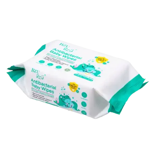 Bzu Bzu Antibacterial Baby Wipes 30s-1