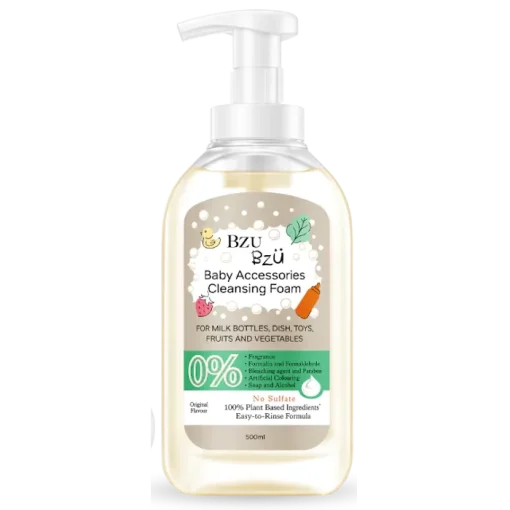 Bzu Bzu Baby Accessories Cleansing Foam NON FLAVOUR 500ml